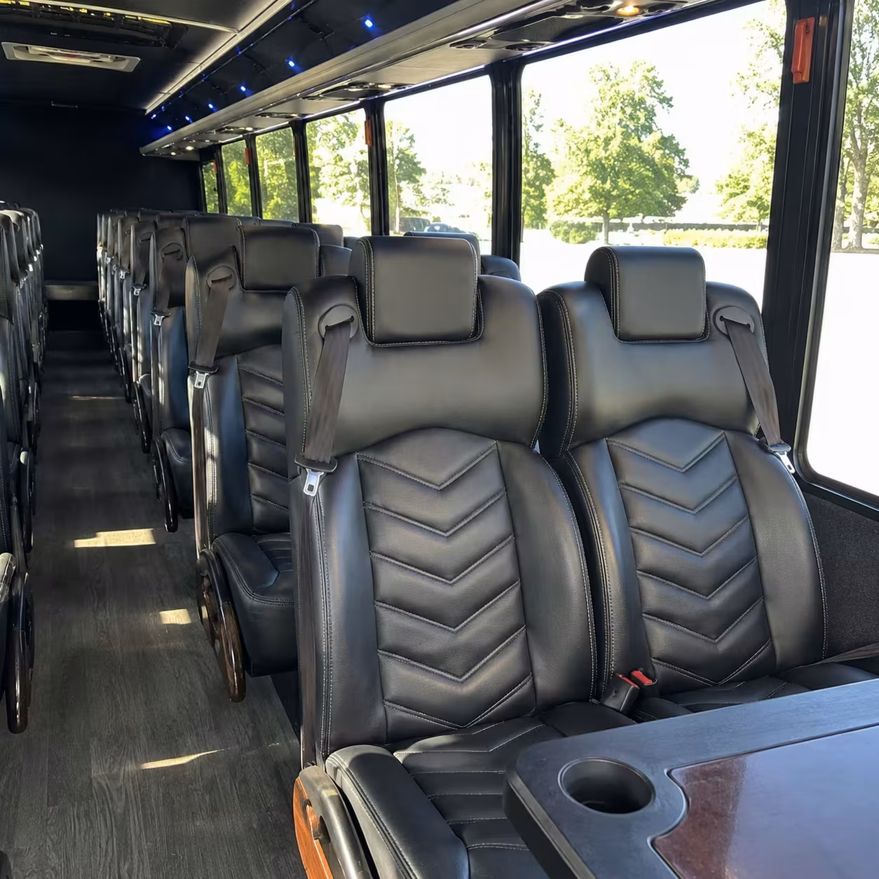30 passenger minibus interior