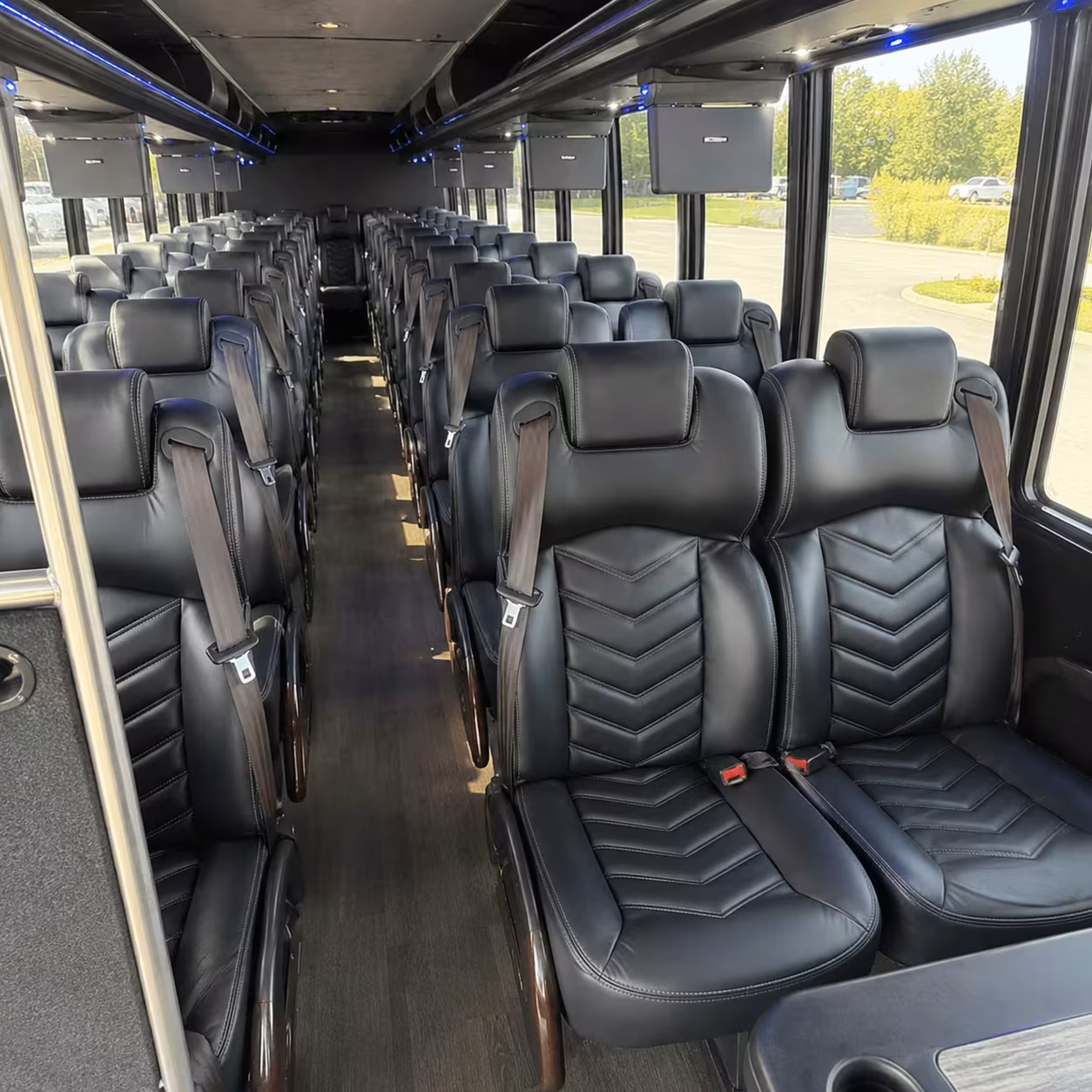 35 passenger minibus inside