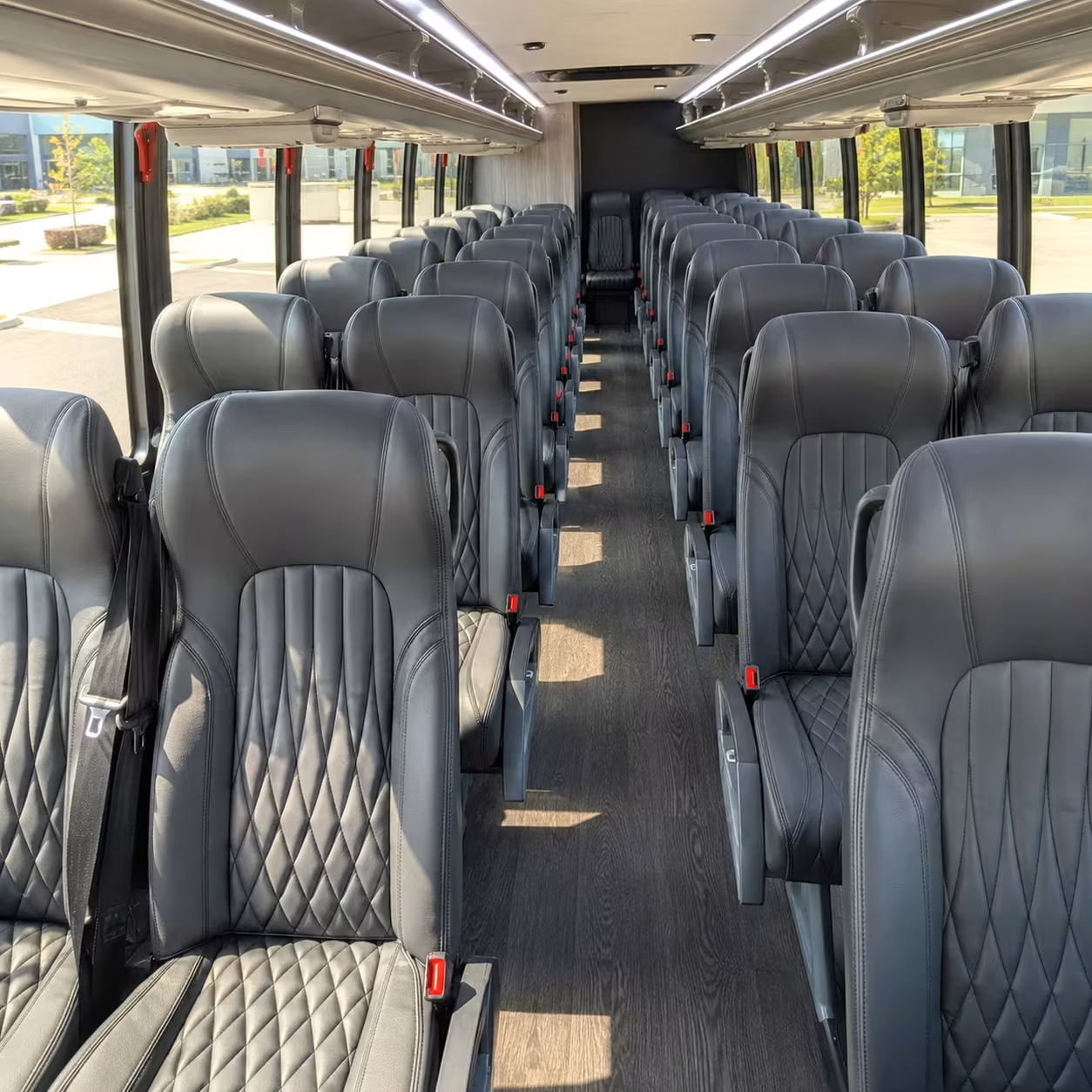35 passenger minibus interior