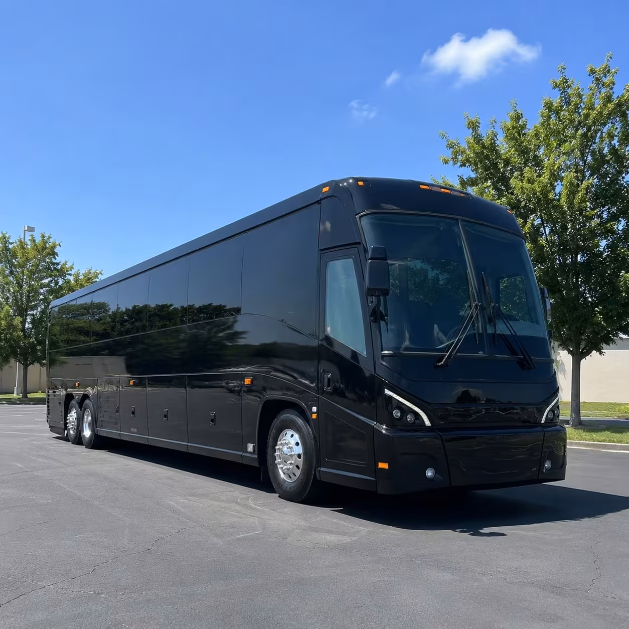 charter bus rentals for las vegas defense contractors at creech afb