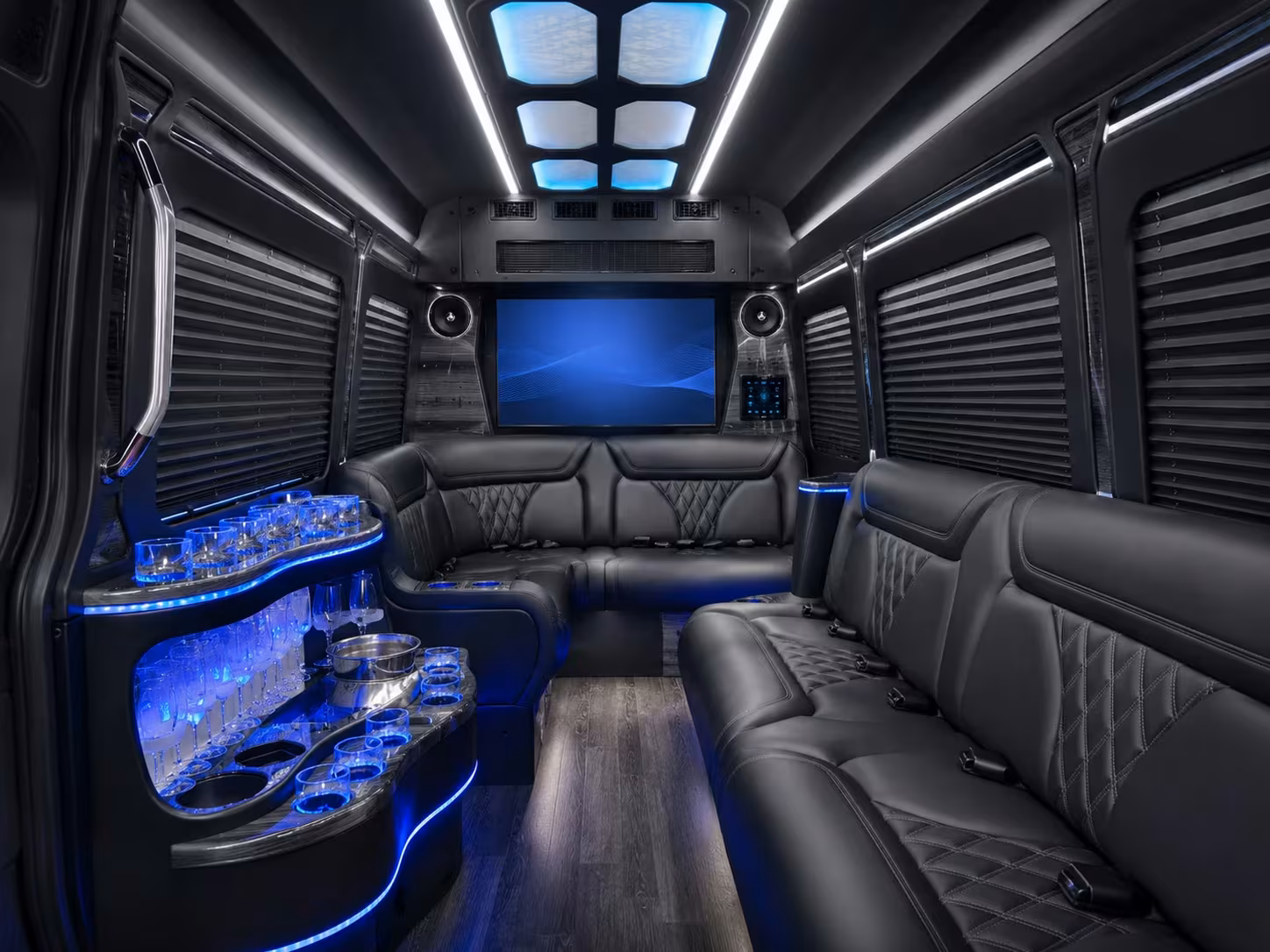 corporate event bus rentals in las vegas for team outings