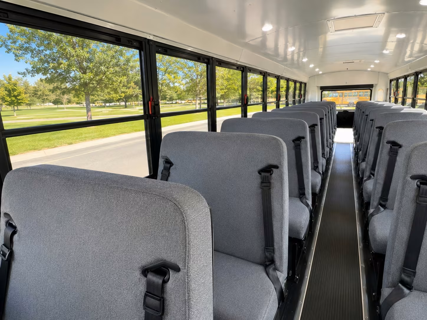 school bus interior
